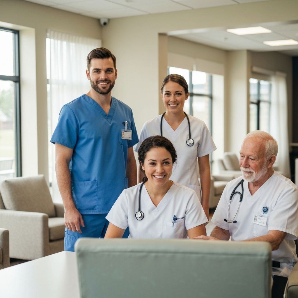 Professional healthcare team